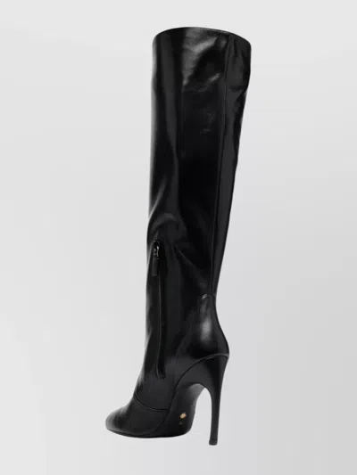Stuart Weitzman Knee-high Stiletto Pointed Toe Boots In Black