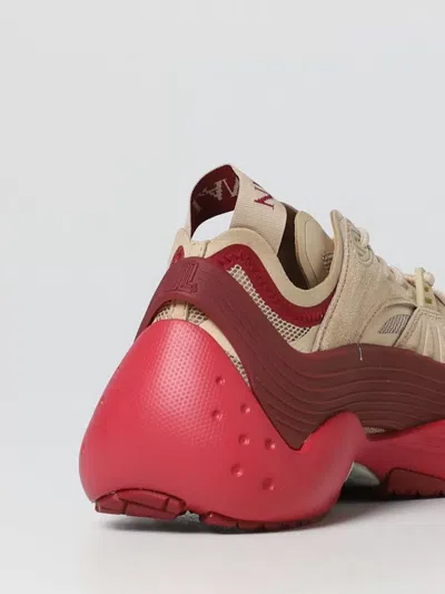 Lanvin Sneakers With Contrast Sole And Pull Tab In Multi