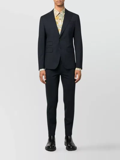 Dsquared2 Tailored Suit With Notch Lapel Design In Black