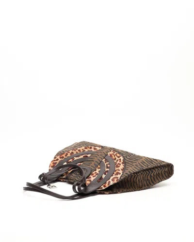 Fendi Ff Tiger Bag In Brown