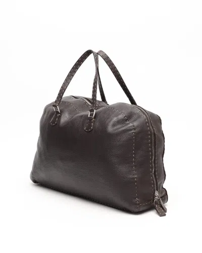 Fendi Selleria Weekend Bag In Brown