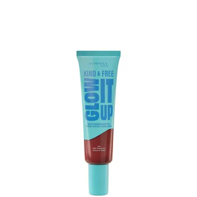 Rimmel London Kind & Free Glow It Up Moisturising Skin Tint 30ml (various Shades) - 605 Deep Chocolate