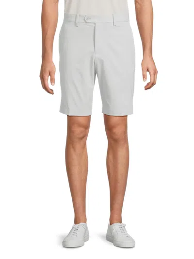 J. Lindeberg Men's Vent Solid Shorts In White