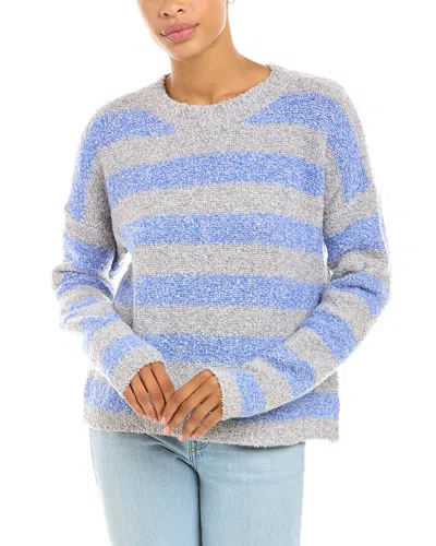 Autumn Cashmere Boucle Striped Wool & Cashmere-blend Sweater In Multi