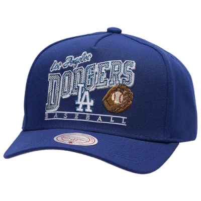 Mitchell & Ness Los Angeles Dodgers  Dodgers Baseline Pro Pinch Cap In Blue