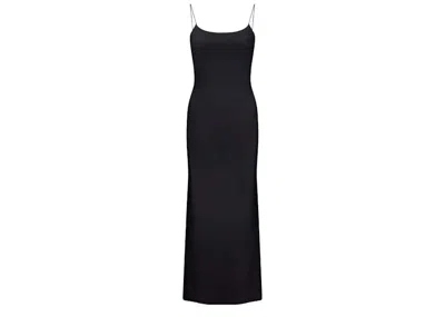 Pre-owned Mm6 Maison Margiela Women's Mm6 Slip Dress In Black