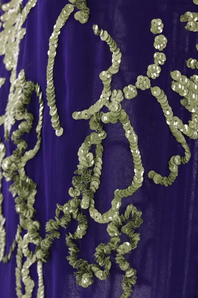 Dries Van Noten Patterned Skirt In Purple