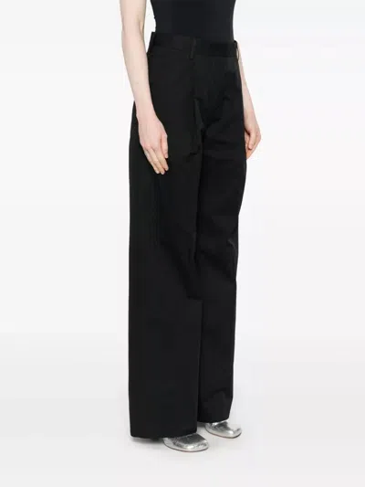 Dries Van Noten Portias Cotton Trousers In Black