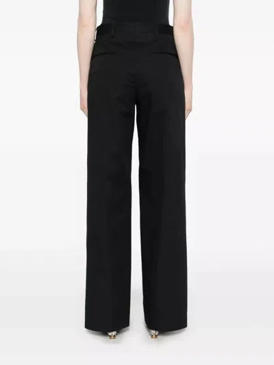 Dries Van Noten Portias Cotton Trousers In Black