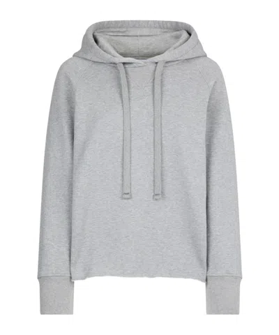 Dondup Casual Gray Hoodie With Drawstring And Ribbed Cuffs In Gray