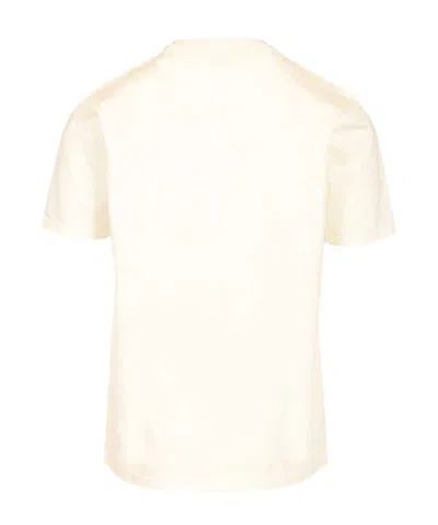 C.p. Company Men Mercerized Cotton T-shirt In White