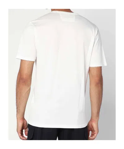 C.p. Company Men Mercerized Cotton T-shirt In White