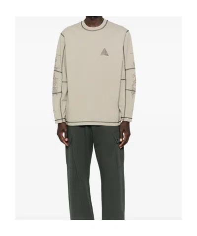 Roa Neolith Stitch Organic Long Sleeve Clothing In Neutral