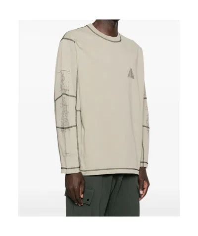 Roa Neolith Stitch Organic Long Sleeve Clothing In Neutral