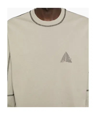 Roa Neolith Stitch Organic Long Sleeve Clothing In Neutral