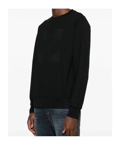 Moose Knuckles Long-sleeved Sweater In Black