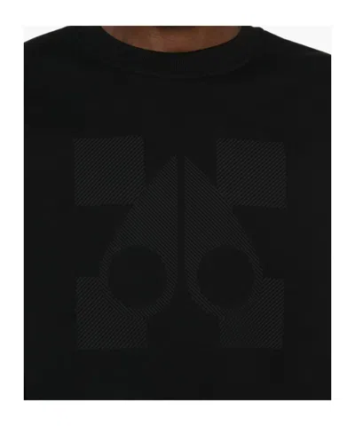 Moose Knuckles Long-sleeved Sweater In Black