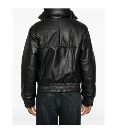 Gimaguas Zip-up Smocked Jacket In Black