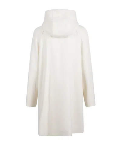 Eleventy Hooded Patch-pocket Coat In Neutral