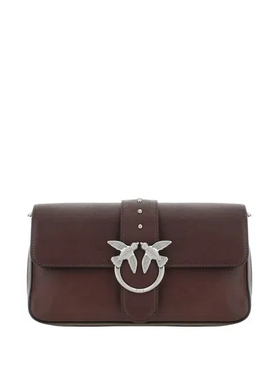 Pinko Classic Love Bag Slouchy Shoulder Bag In Brown
