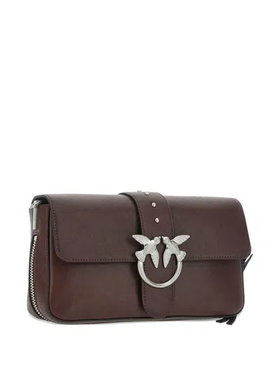 Pinko Classic Love Bag Slouchy Shoulder Bag In Brown