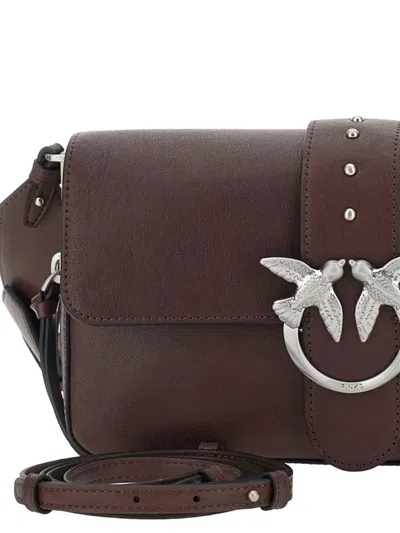 Pinko Classic Love Bag Slouchy Shoulder Bag In Brown