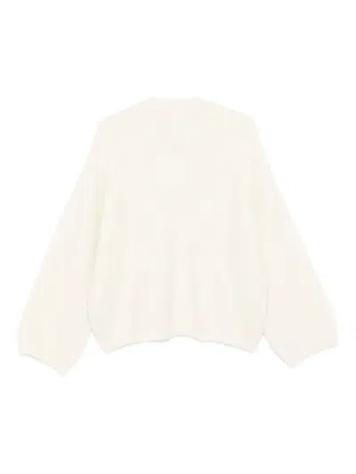 Mr Mittens Sweaters White In White