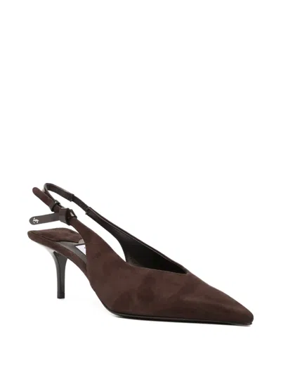 Jimmy Choo Camie Sb 60 Suede Slingback Pump In Brown
