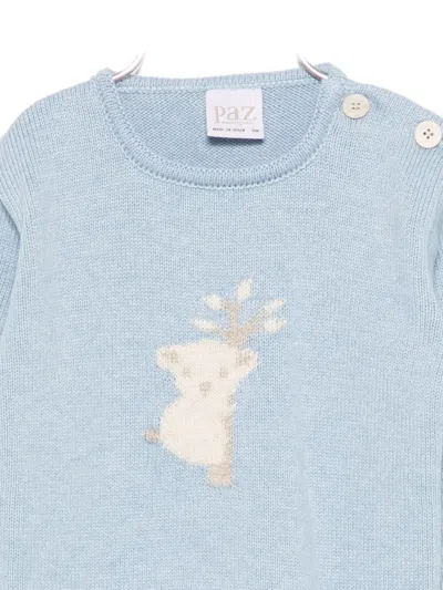 Paz Rodriguez Koala-motif Sweater In Blue