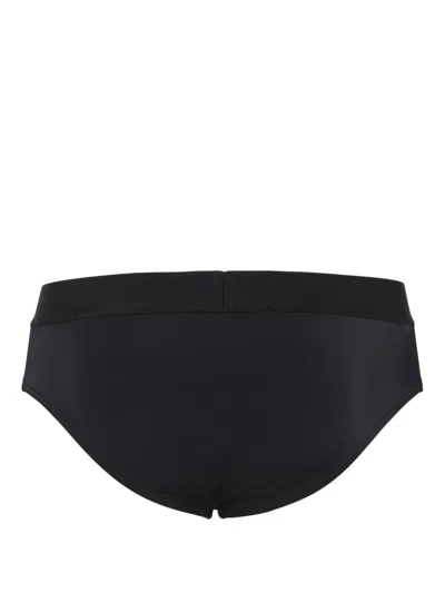 Dsquared2 Logo Swim Trunks In Black