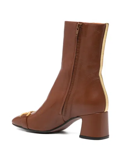 Madison.maison 60mm Leather Boots In Brown