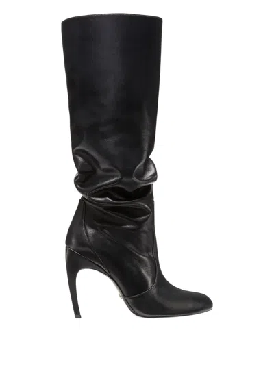 Stuart Weitzman Luxecurve 100 Slouch Boot The Sw Outlet In Black