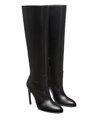 Stuart Weitzman Luxecurve 100 Slouch Boot The Sw Outlet In Black