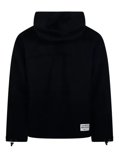 Department Five Zip-up Hooded Jacket In Black