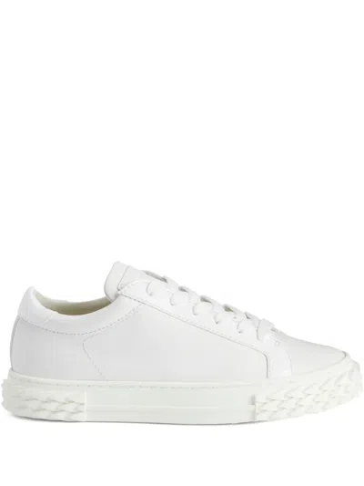 Giuseppe Zanotti Blabber Lace-up Sneakers In White