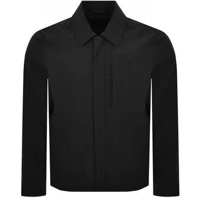 Paul &amp; Shark Paul And Shark Typhoon Overshirt Black In Black