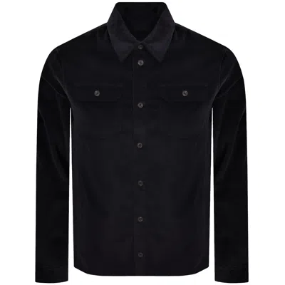 Paul &amp; Shark Paul And Shark Corduroy Overshirt Navy In Blue