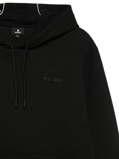 Mackage Logo-print Hoodie In Black