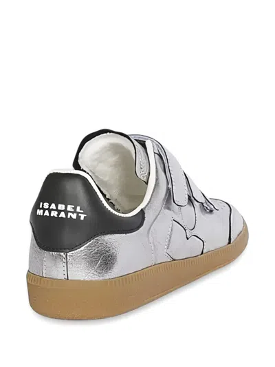 Isabel Marant Festive Beth Metallic Leather Low-top Sneakers In Multi