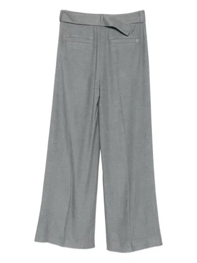 Dondup Belted Pants In Gray
