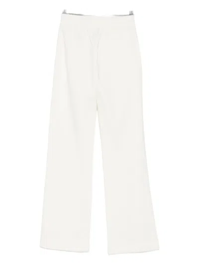 Dondup Elasticated-waist Pants In White