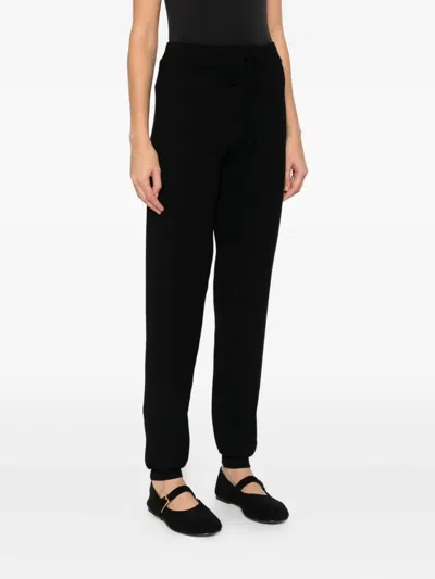 Twinset Drawstring-waist Pants In Black