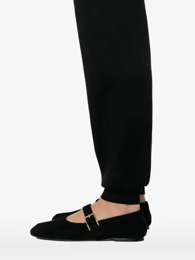 Twinset Drawstring-waist Pants In Black