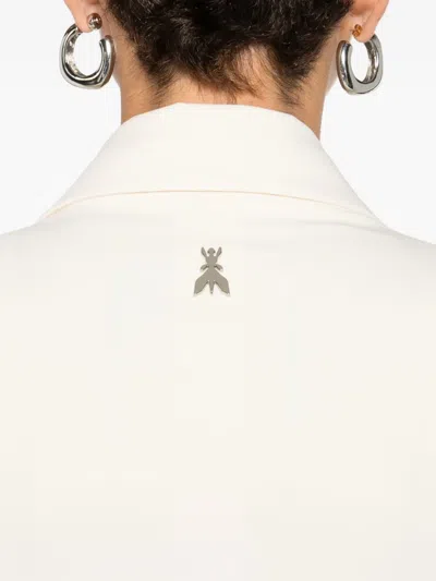 Patrizia Pepe Double-breasted Jacket In Neutral