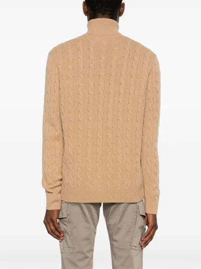 Polo Ralph Lauren Long Sleeve Pullover In Brown