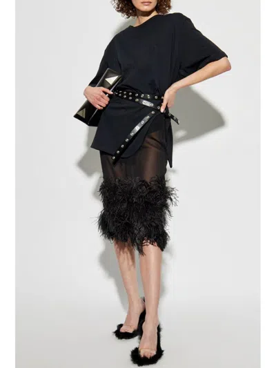 Attico The  Skirt In Black