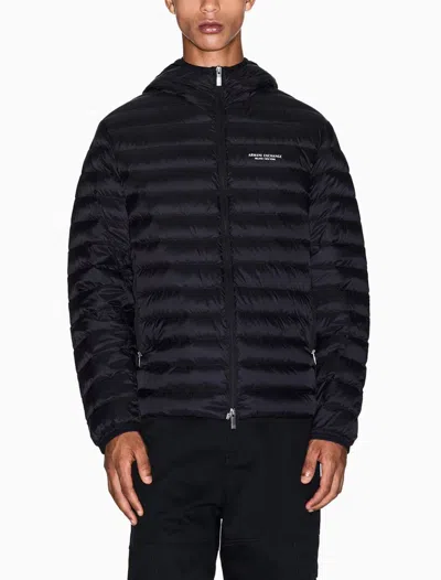 Armani Exchange Coats In Blue