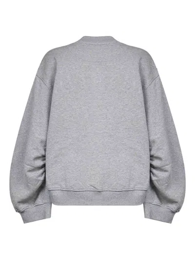 Attico Sweatshirt In Gray
