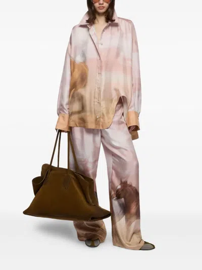 Attico Diana Shirt In Multi