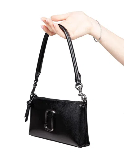 Marc Jacobs Leather Shoulder Bag In Black